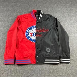 Young And Reckless Philadelphia‎ Sixers Jacket Vintage Mens Sz Medium